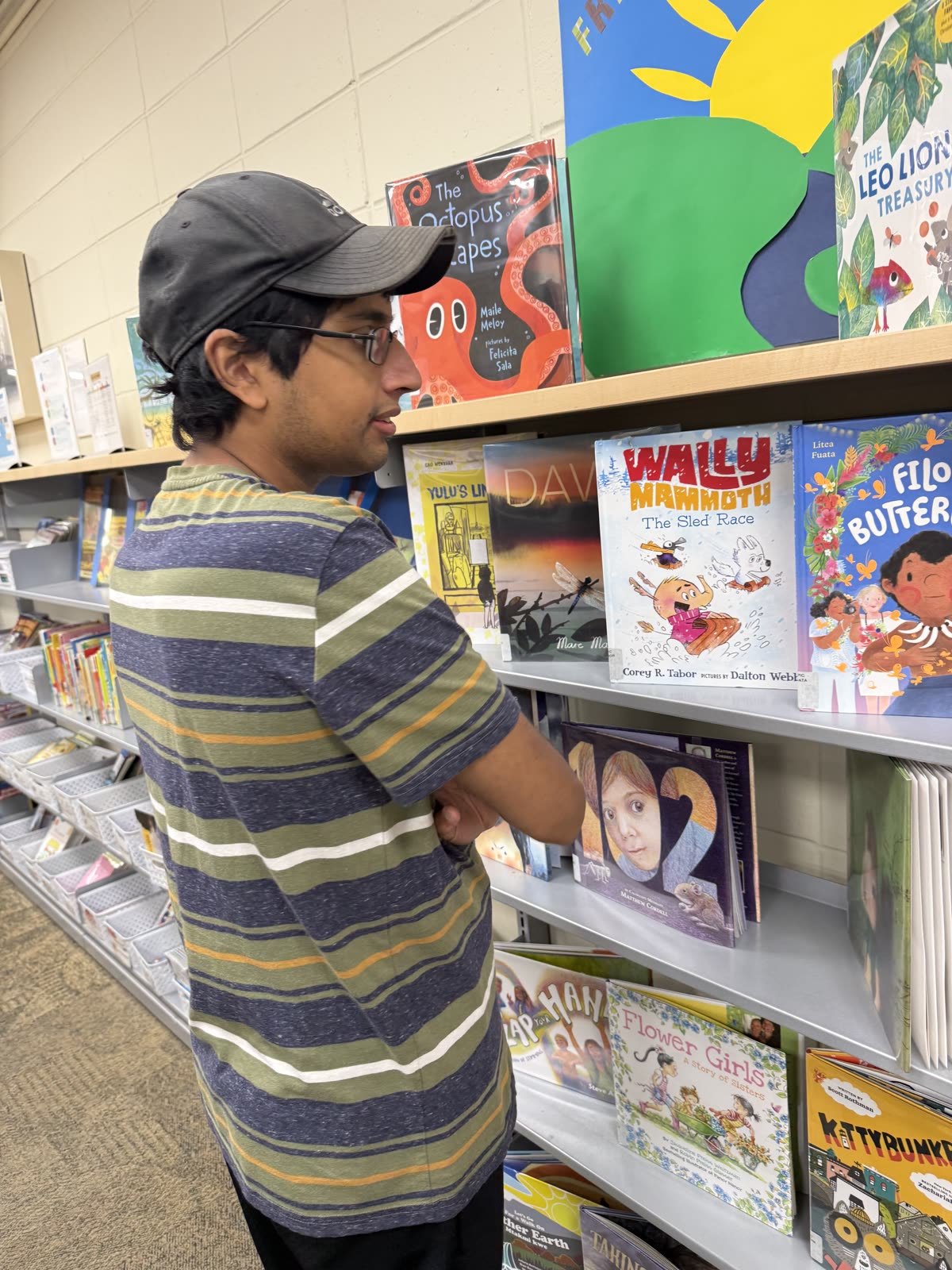 Library visit - Jemasen Homecare participant